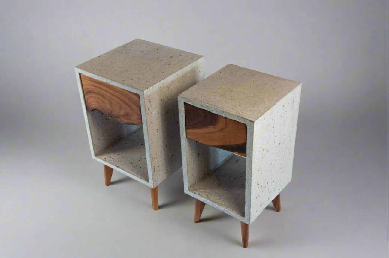 Concrete-cube-live-edge-wood-drawer