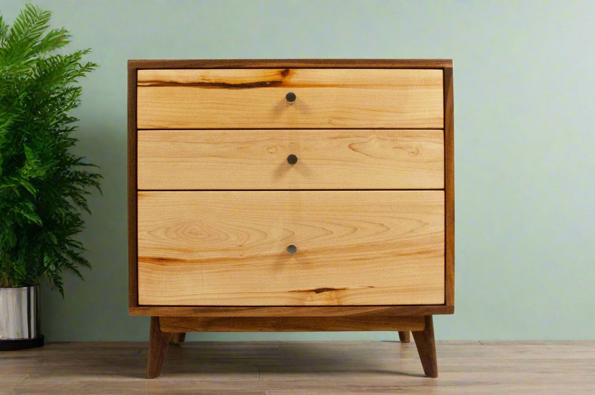 The Hiro 30 - Mid-century Modern Dresser or Large Bed Side Table