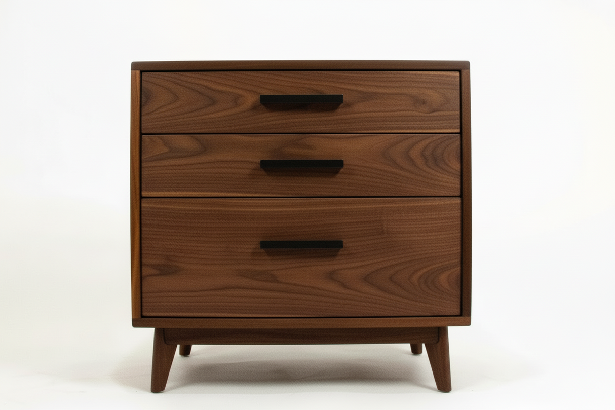 The Hiro 30 - Mid-century Modern Dresser or Large Bed Side Table