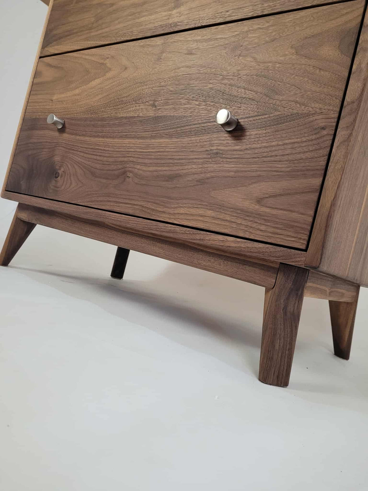 The Wilson - Mid-century Modern Dresser with concrete top