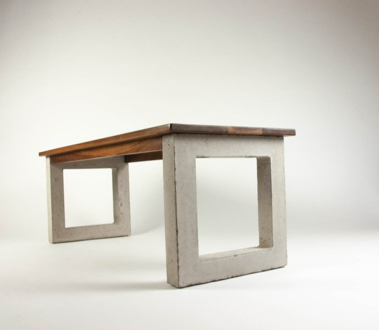 Concrete and Wood Handmade Coffee Table