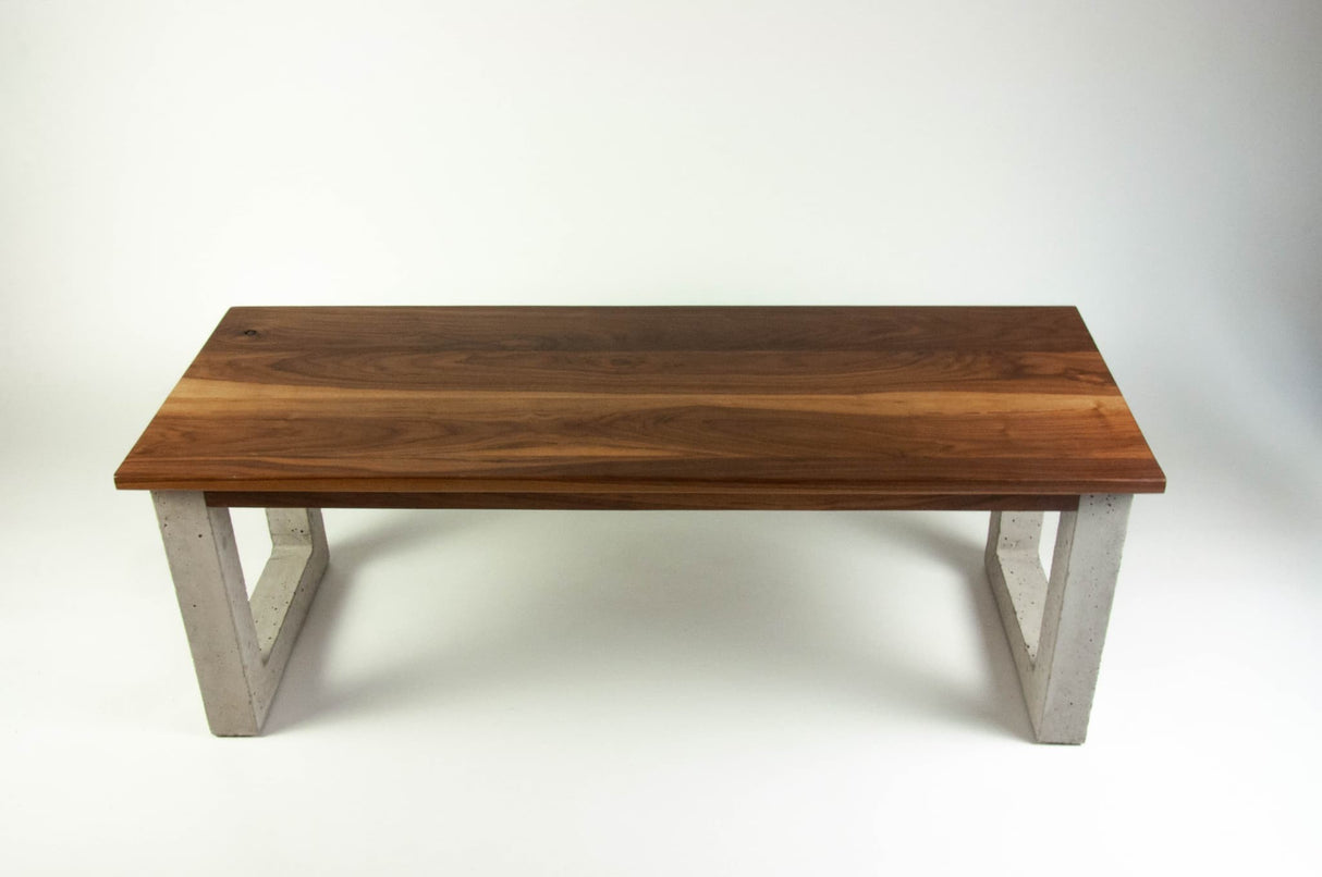 Concrete and Wood Handmade Coffee Table