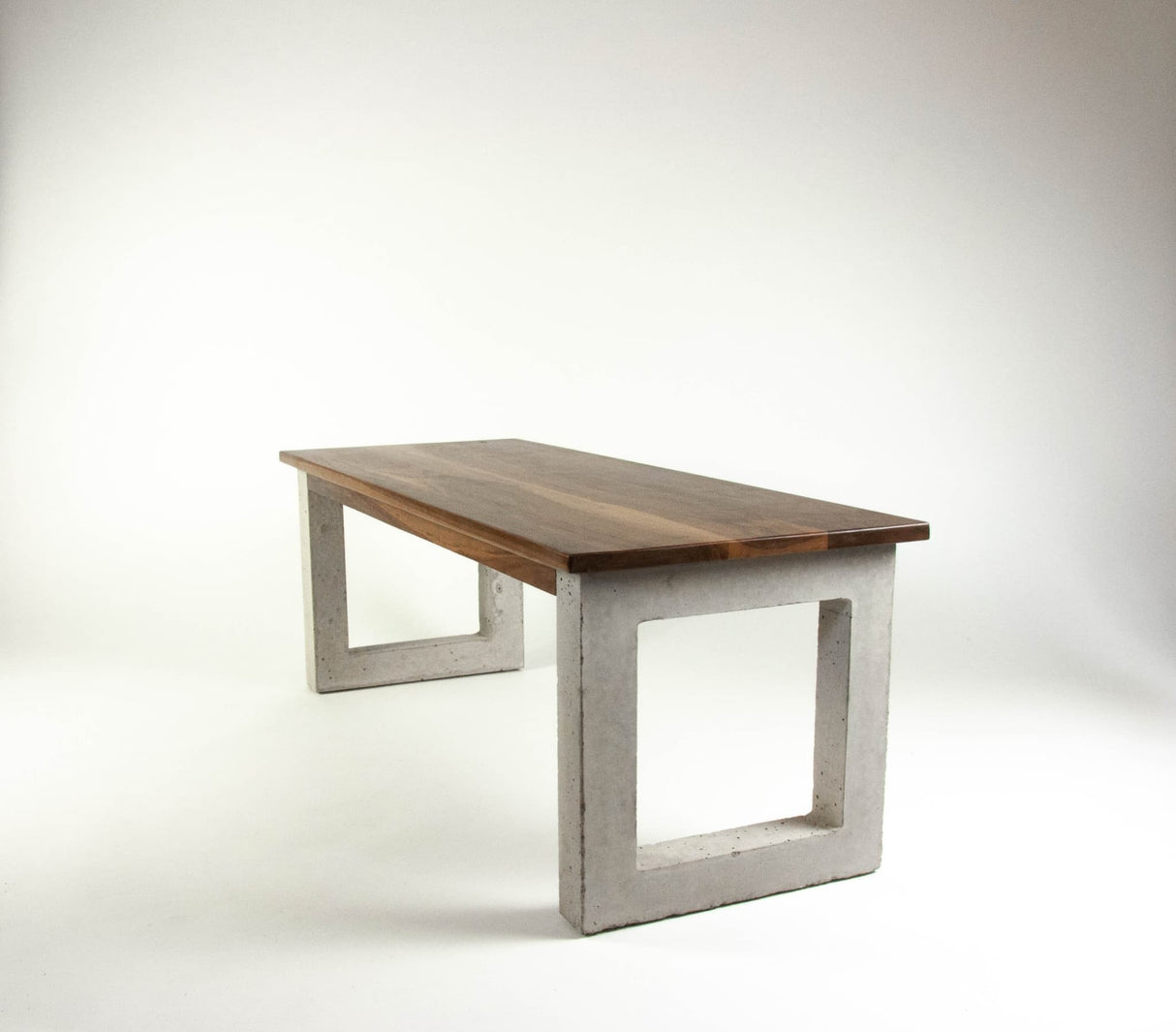 Concrete and Wood Handmade Coffee Table