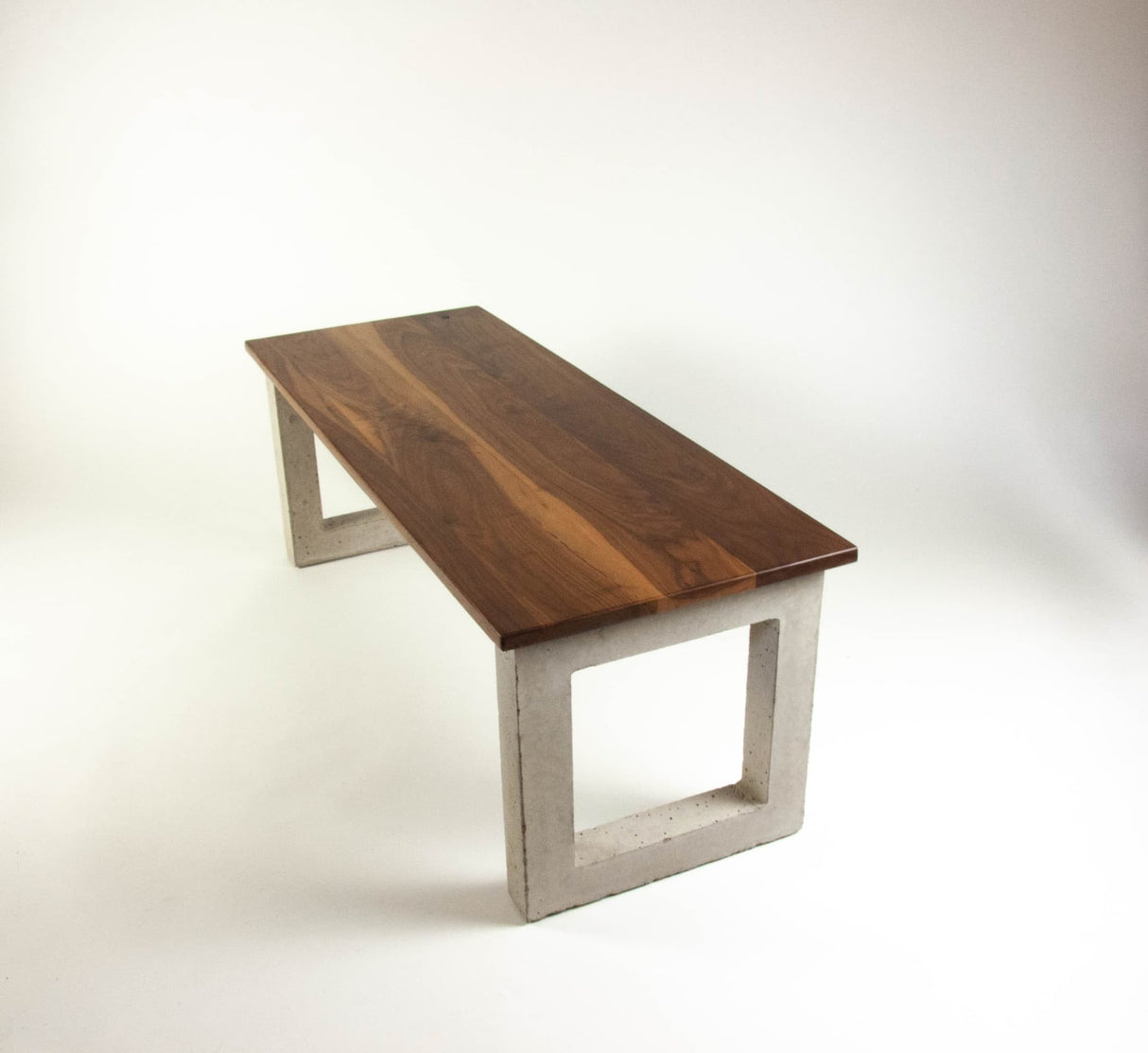 Concrete and Wood Handmade Coffee Table
