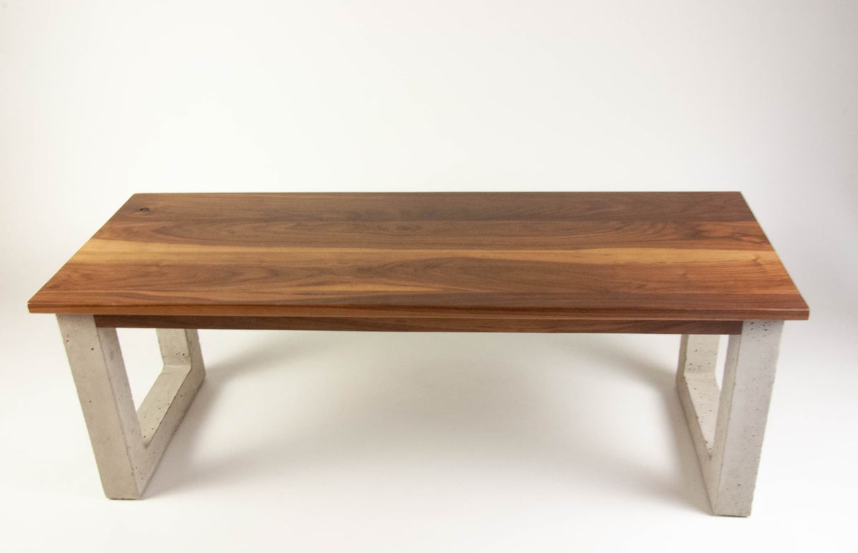 Concrete and Wood Handmade Coffee Table