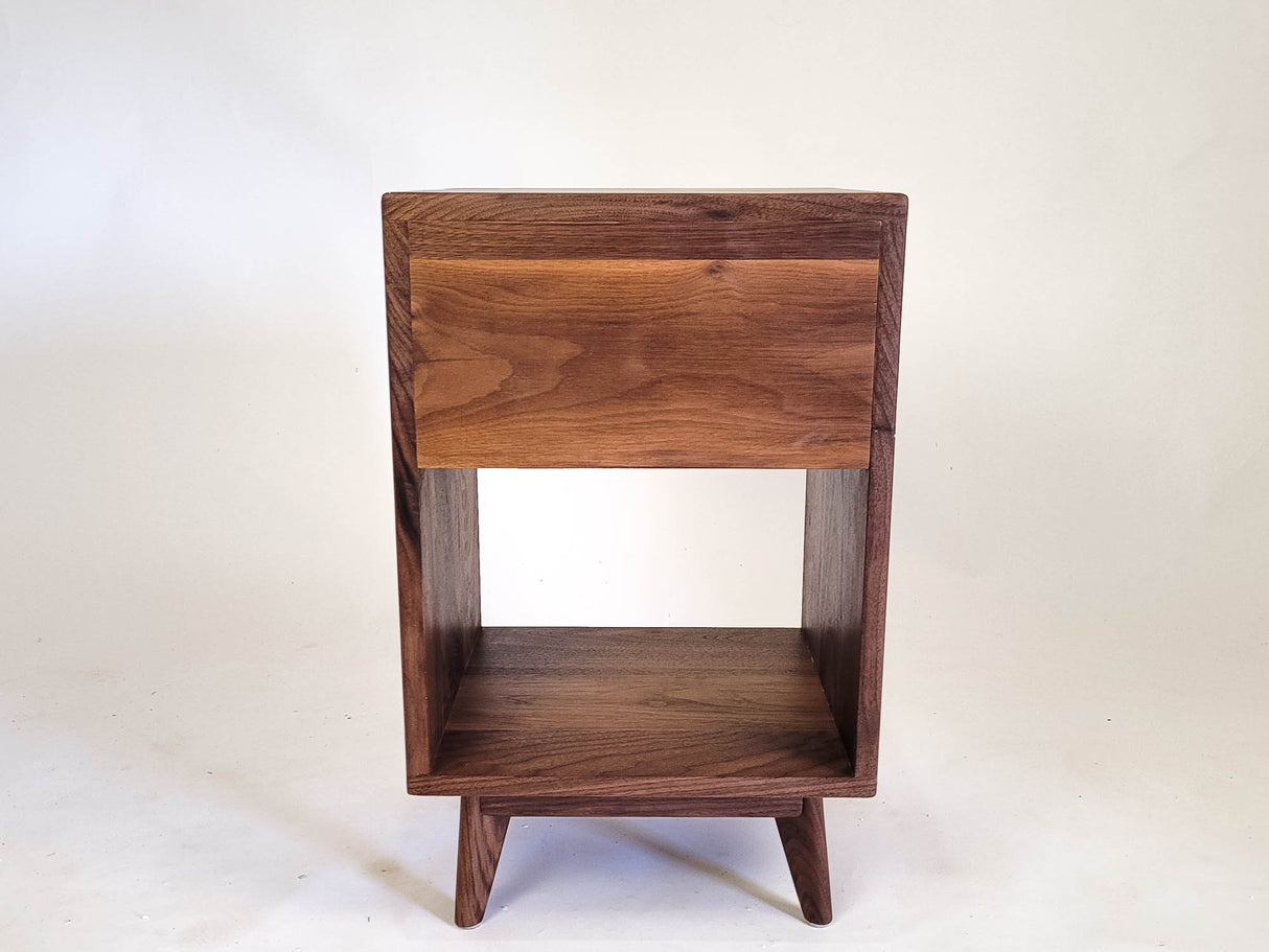 Classic Wood - Solid Wood Straight Drawer Nightstand or Side Table