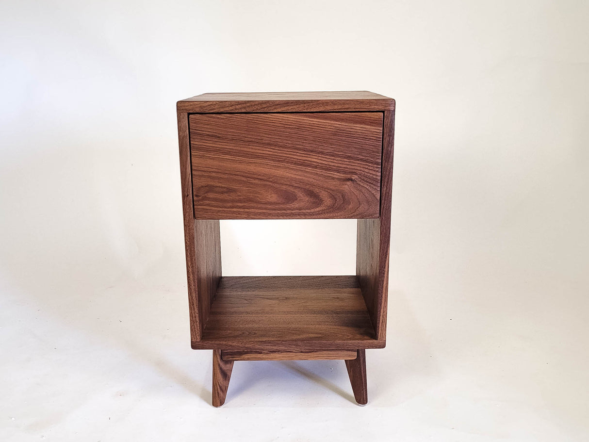 Classic Wood - Solid Wood Straight Drawer Nightstand or Side Table