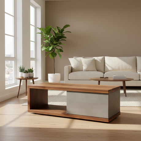 Concrete Solid Wood Furniture