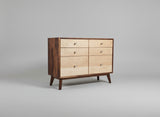 The Hiro 36 and 48 - Mid-century Modern Dresser or Large Nightstand.