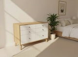 The Hiro 36 and 48 - Mid-century Modern Dresser or Large Nightstand.