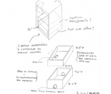 Ensemble de tables de chevet personalisées (Michel Drouin)