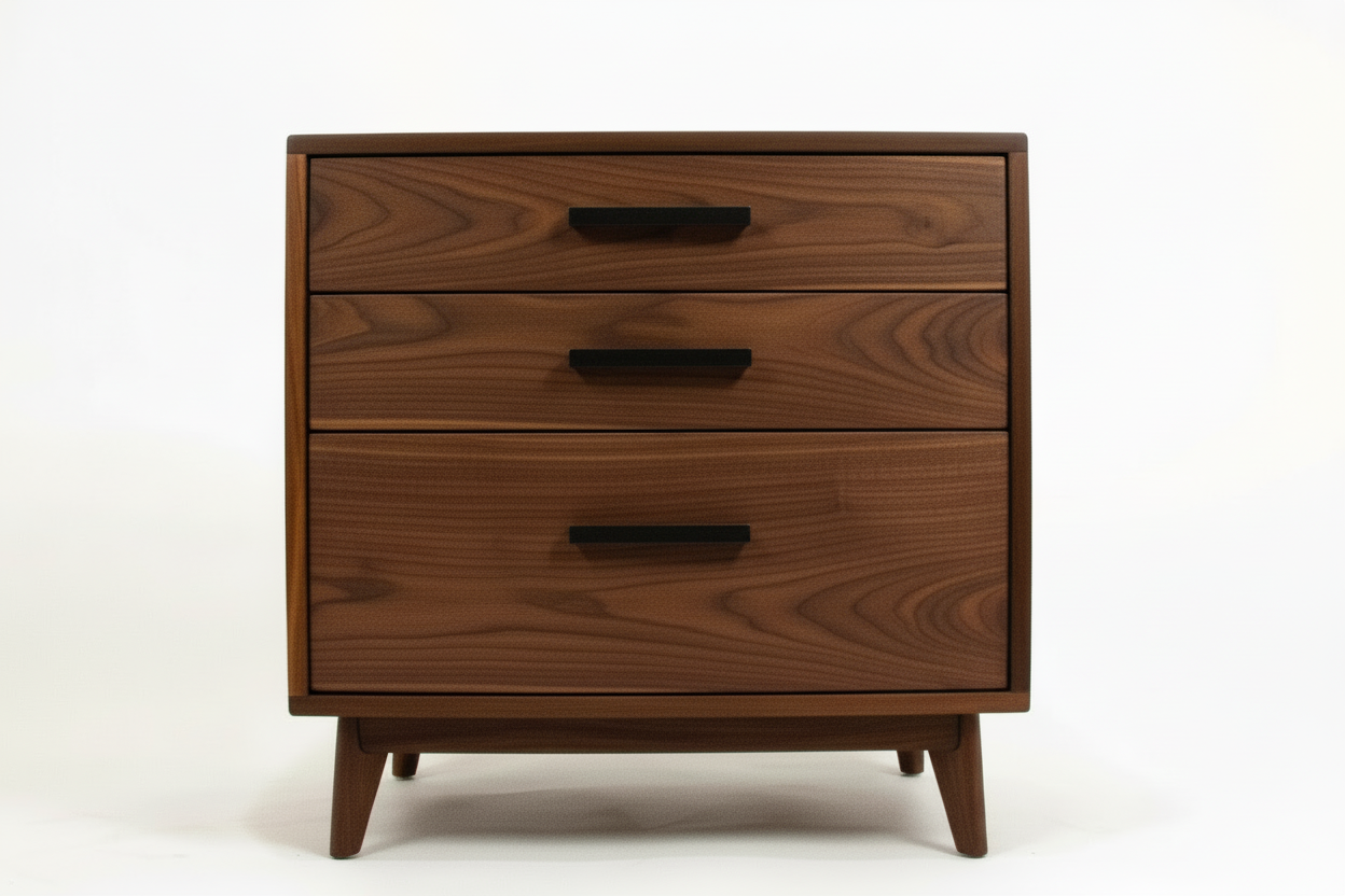 The Hiro 30 - Mid-century Modern Dresser or Large Bed Side Table
