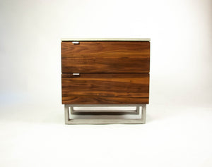 Marissa Grey - Solid Wood & Concrete Top'n Legs Nightstand
