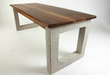Ensemble table basse et tables d'appoint en béton et bois - Ensemble de salon
