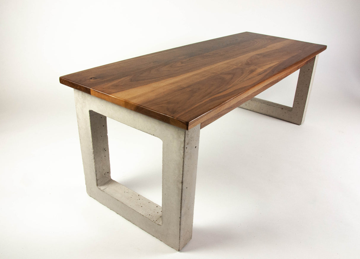 Coffee Table  - Concrete and Wood - Living Room 