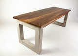 Coffee Table  - Concrete and Wood - Living Room 