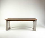 Concrete and Wood Handmade Coffee Table