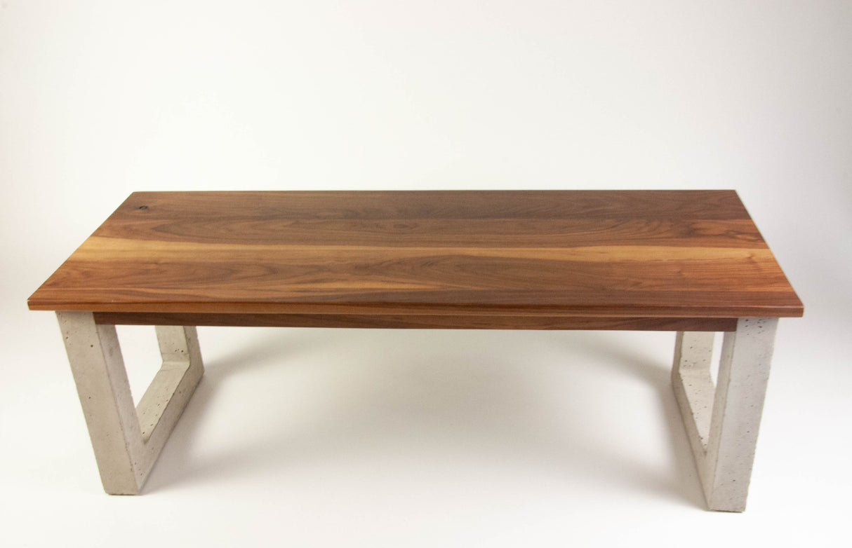 Coffee Table  - Concrete and Wood - Living Room 