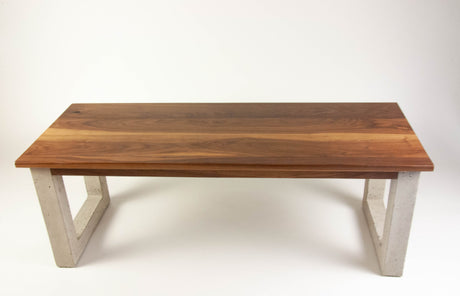Coffee Table  - Concrete and Wood - Living Room 